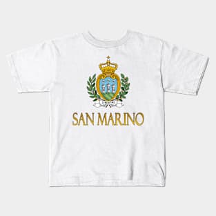 San Marino - Coat of Arms Design Kids T-Shirt